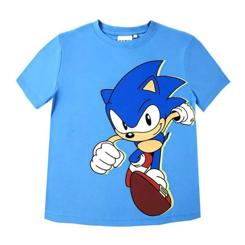 Lasten Lyhythihainen paita Sonic Sininen