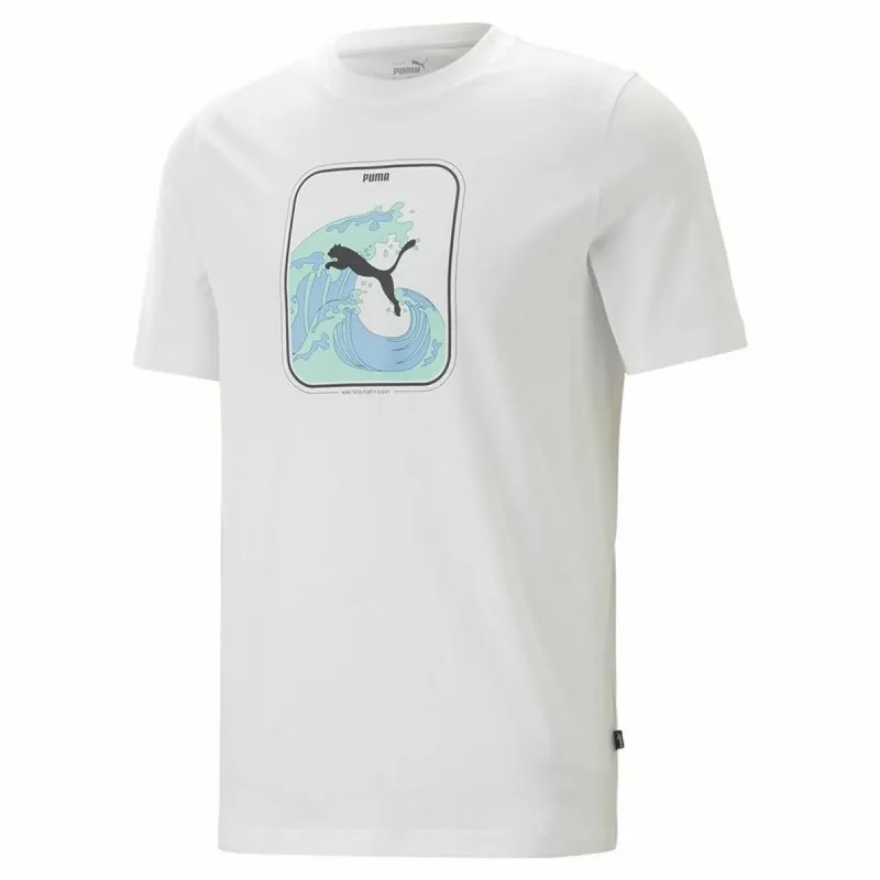 Футболка Puma Graphics Wave Белый Мужской