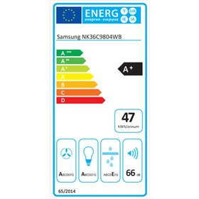 Conventional Hood Samsung NK36C9804WBUR Black