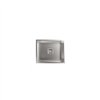 Sink with One Basin Cata CB5040R10 Silver