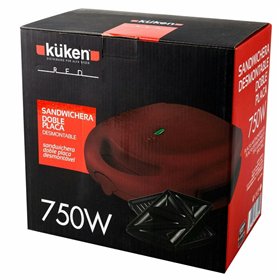 Sandwich Maker Küken 33790 Red 750 W