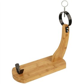 Ham stand Supreme 36080 Wood Iron Chrome-plated steel