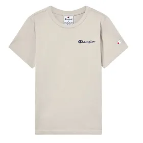 Детский Футболка с коротким рукавом Champion Icons Contrast Бежевый