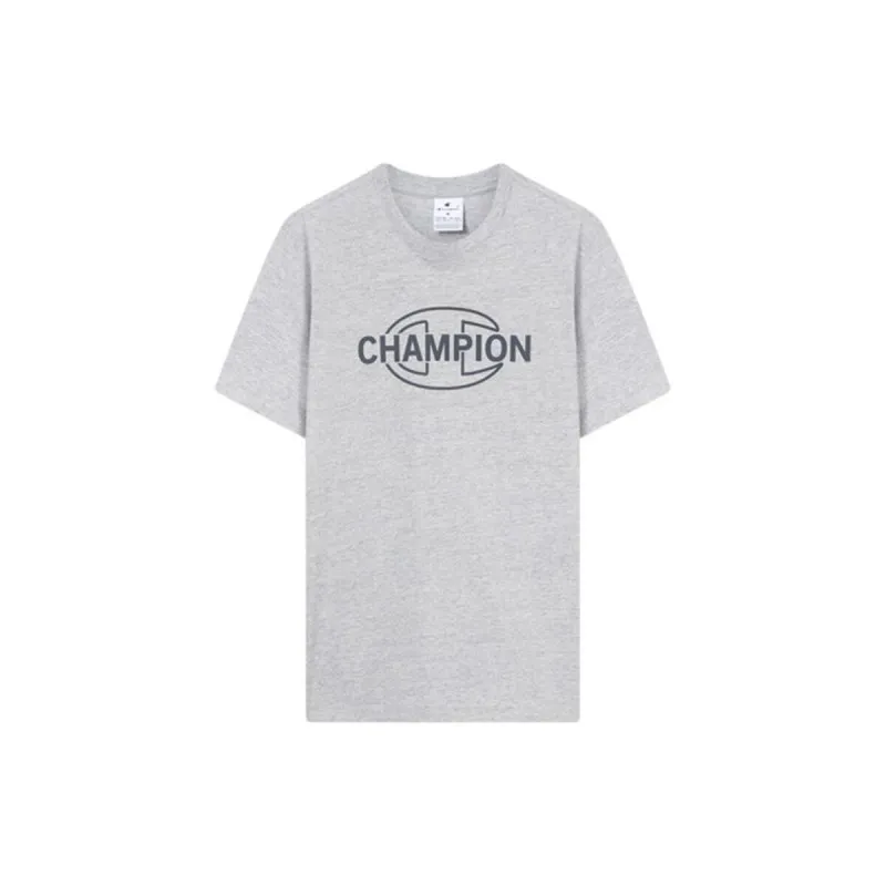 Men’s Short Sleeve T-Shirt Champion Graphic Shop Light grey