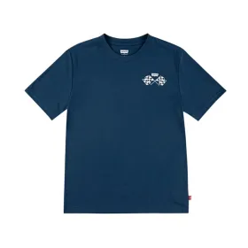 Детский Футболка с коротким рукавом Levi's Lvb Speed Trials Tee Синий
