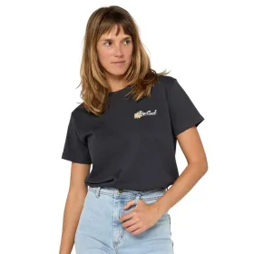 Футболка с коротким рукавом женская Rip Curl Waikiki Standard Чёрный