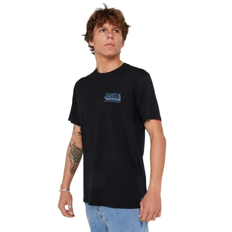Футболка с коротким рукавом мужская Rip Curl Sportline FB Tee Чёрный