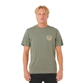 Men’s Short Sleeve T-Shirt Rip Curl Surf Trip Tee Blue