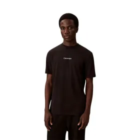 Men’s Short Sleeve T-Shirt Calvin Klein Black