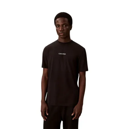 Lühikeste varrukatega T-särk, meeste Calvin Klein Must