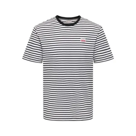 Miesten T-paita Only & Sons Onsdawson Reg Stripe Musta