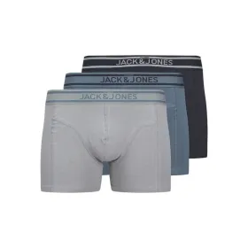 Vyriški apatiniai šortai Jack & Jones Jacjohn Solid 3 Pack Pilka 3 Dalys