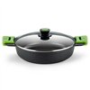 Casserole with lid BRA PRIOR Black Aluminium 2,3 L Ø 24 cm (1 Unit)
