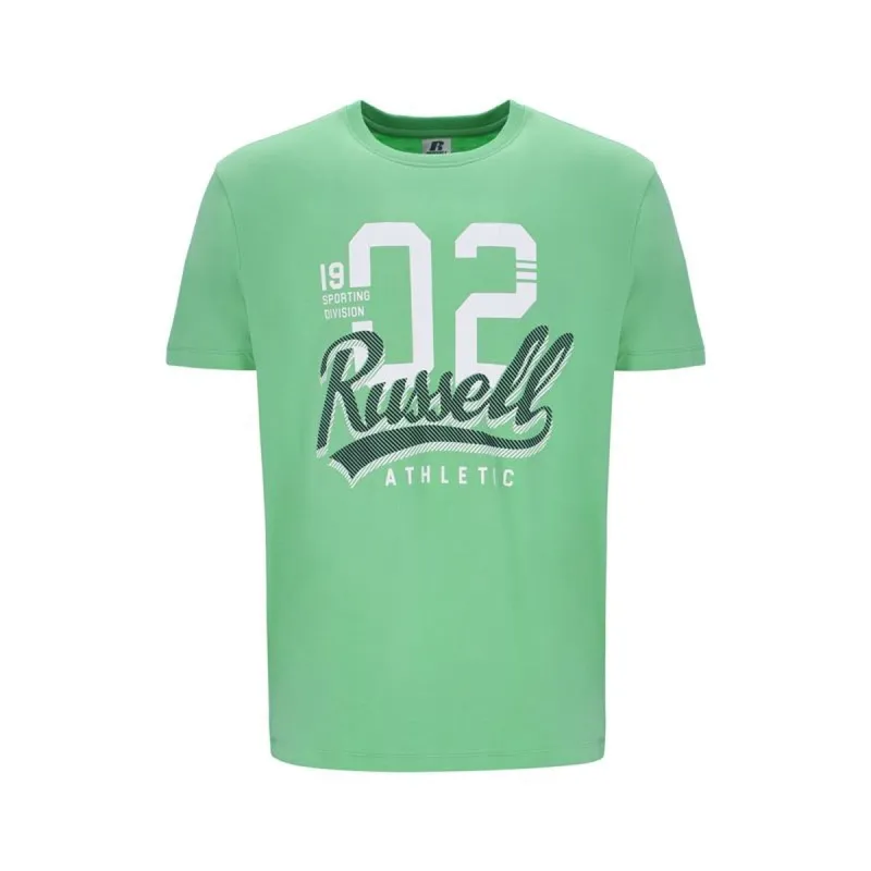 Miesten T-paita Russell Athletic Amt A30101 Vaaleanvihreä