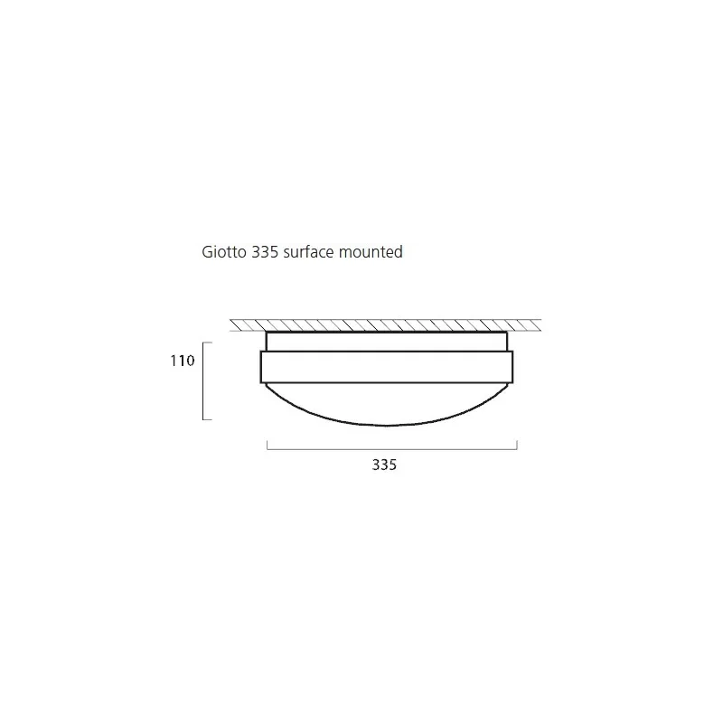 GIOTTO LED 335 PINTAVALAISTIN 4000K MW