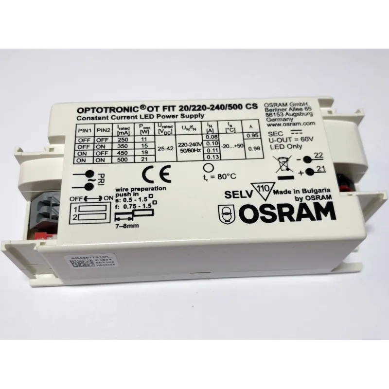 OT FIT 20/220-240/500 CS UNV1 OSRAM