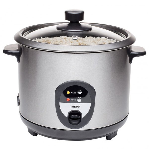 Rice Cooker Tristar Arrocera Black/Silver Stainless steel 500 W