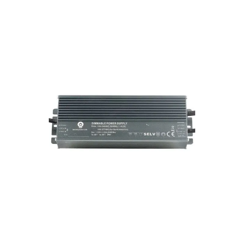 Switching power supply 24V/13.4A DIMMING 3-in-1, silver case MCHQ320V24B-SC