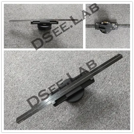 DSEELAB™ holografinis 3D ekranas-LED ventiliatorius D50 be dangtelio