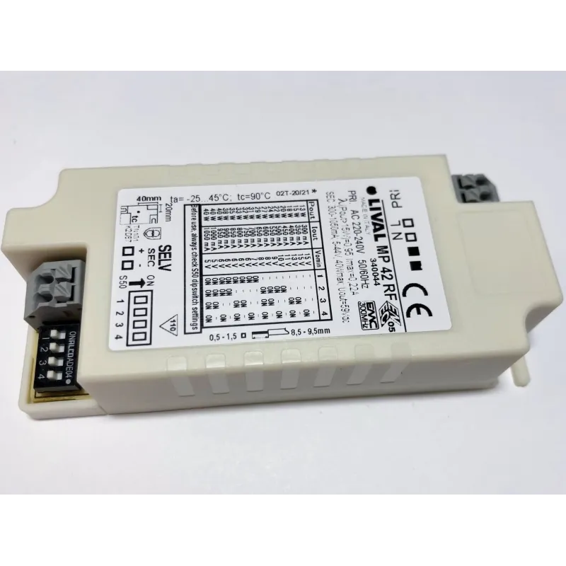 13-44W LED trafo MP42 RF AC 220/240V Lival