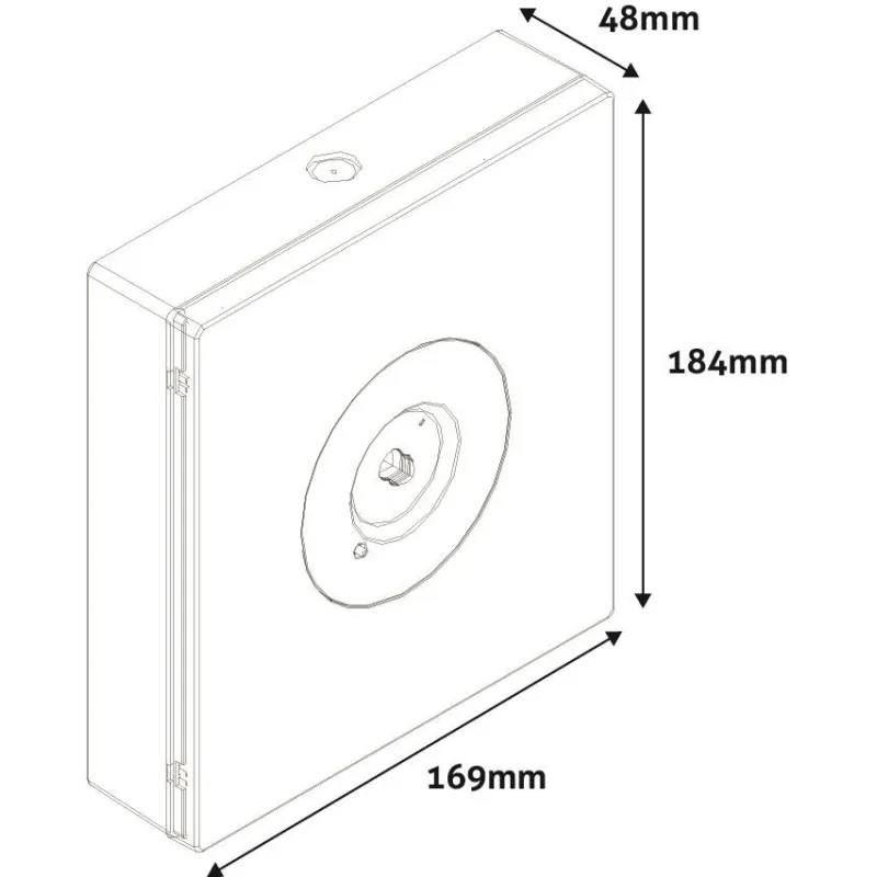 Avide surface mounted security lighting - area optic 3W