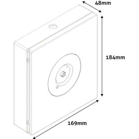 Avide surface mounted security lighting - area optic 3W