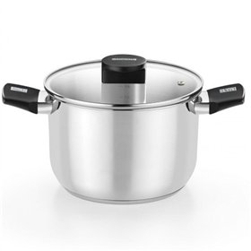 Casserole with lid Monix M240230 Black