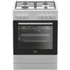Gas Cooker BEKO FBE62120WD White Black