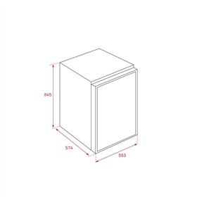 Freezer Teka RSF10080EU White