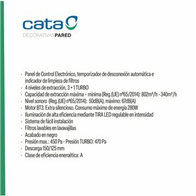 Conventional Hood Cata SYGMA7010BK