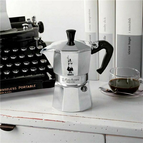 Italian Coffee Pot Bialetti 0001161 Silver 60 ml