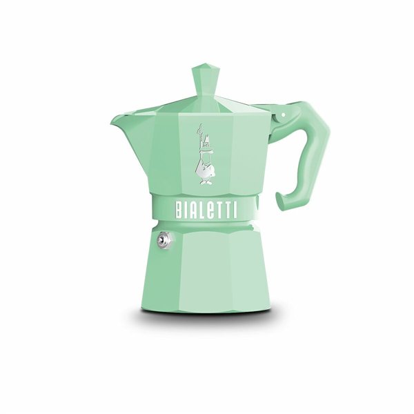 Italian Coffee Pot Bialetti MOKA EXCLUSIVE Green Aluminium 6 Cups