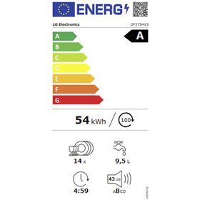Dishwasher LG DF375HVS Steel