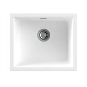 Sink with One Basin Nodor 45401BWH 4084 White