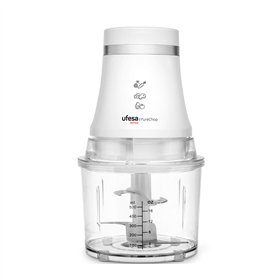 Mincer UFESA PURECHOP ACTIVA White Stainless steel Plastic 400 W 0,8 L