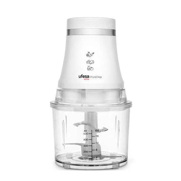 Mincer UFESA PURECHOP ACTIVA White Stainless steel Plastic 400 W 0,8 L