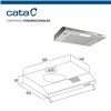 Kitchen extractor Cata LFK6001X