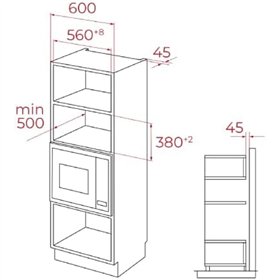 Microwave with Grill Teka MSEG825FI 25L 25 L