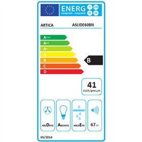 Conventional Hood Artica ASLIDE60BN Black
