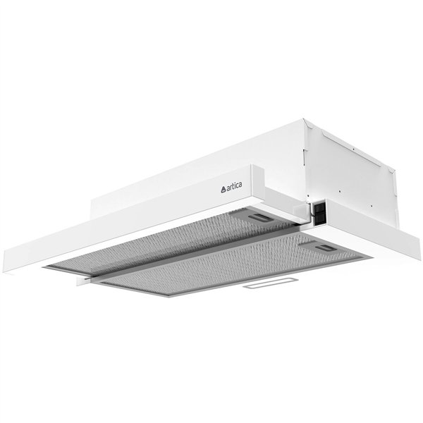 Conventional Hood Artica ASLIDE60BB White