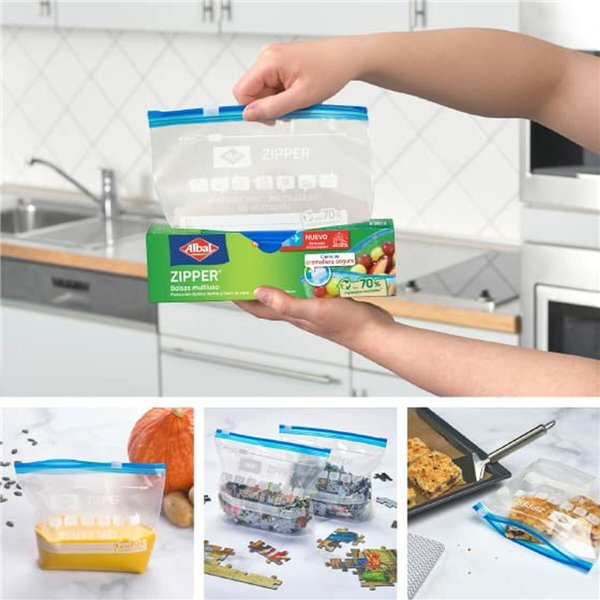 Albal hermētiski daudzfunkcionāli maisiņi 1 litrs 12 U