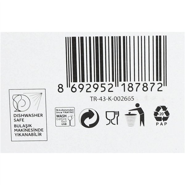 Set of glasses LAV Gaia (6 uds) (475 ml)