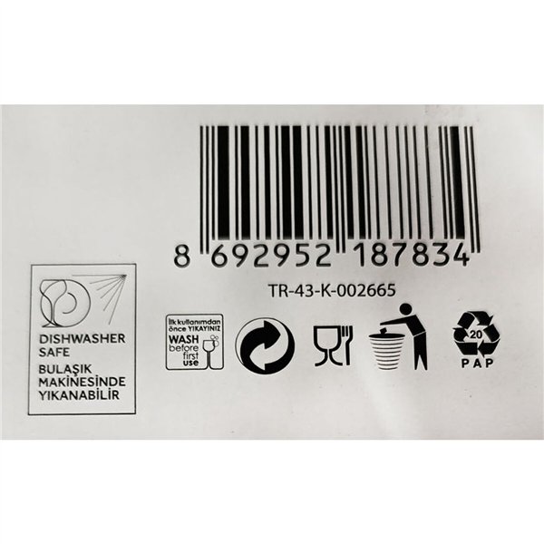 Set of glasses LAV Ella 370 cc (6 pcs)