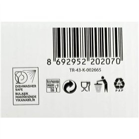 Salad Bowl LAV TOKYO Crystal Transparent (2600 cc) (ø 23 x 9,4 cm)