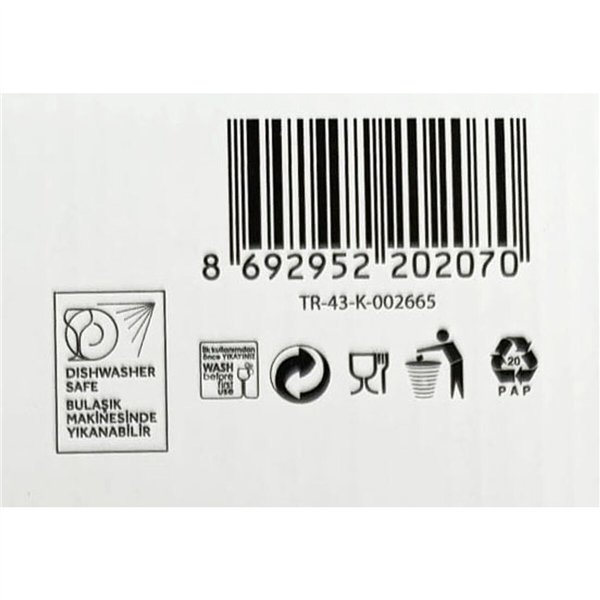 Salad Bowl LAV TOKYO Crystal Transparent (2600 cc) (ø 23 x 9,4 cm)