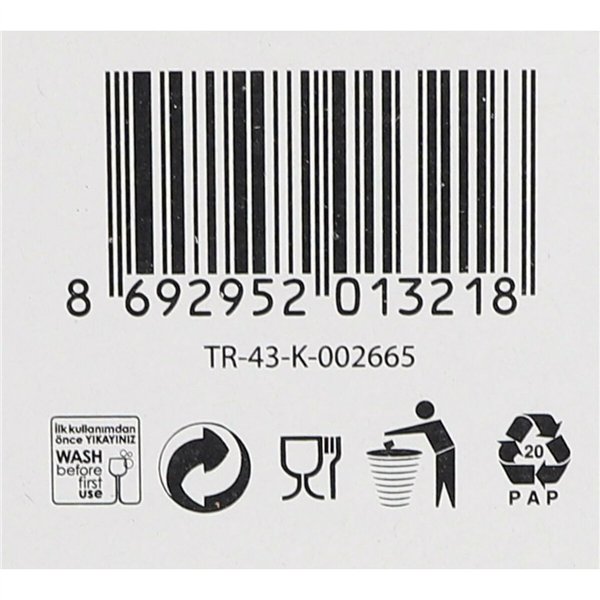 Set of glasses LAV Aras (6 uds)