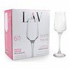 Champagne glass LAV Lal 6 Pieces (6 Units)