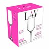 Champagne glass LAV Lal 6 Pieces (6 Units)