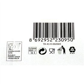 Set of glasses LAV Terra Crystal Transparent 360 cc (6 pcs)