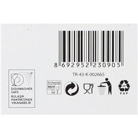 Set of glasses LAV Terra Crystal Transparent 590 ml